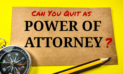 Can a Caregiver Resign Power Of Attorney Responsibilities?